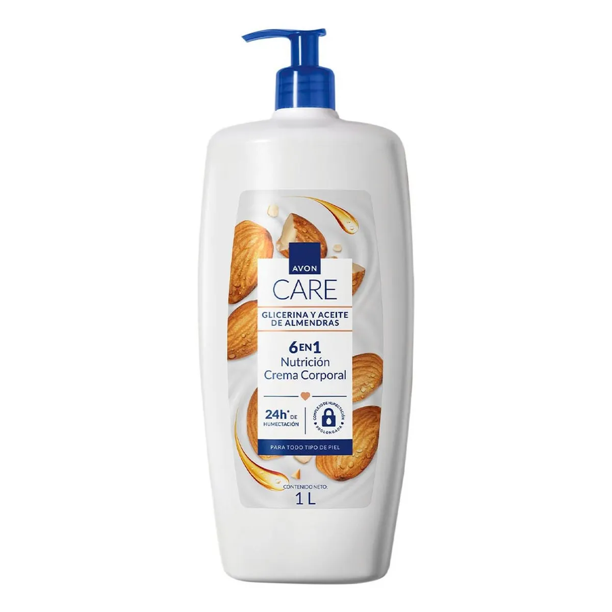 Crema corporal Glicerina y aceite de almendras Care - Avon
