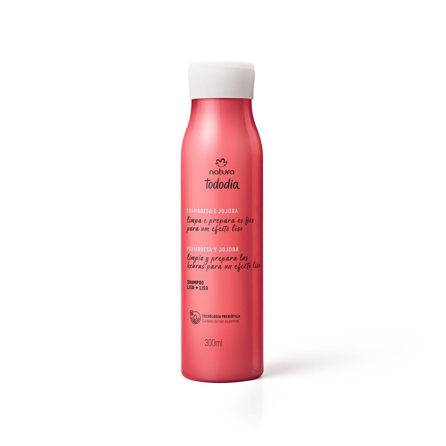 SHAMPOO LISO + LISO FRAMBUESA Y JOJOBA - TODODIA